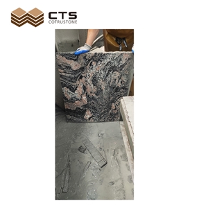 China Hebei Juparana Granite Economic Multicolour Grain